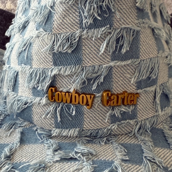 Beyoncé Cowboy Carter Tour Denim Cowboy Hat
